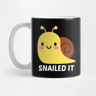 Snailed It - Snail Pun Mug